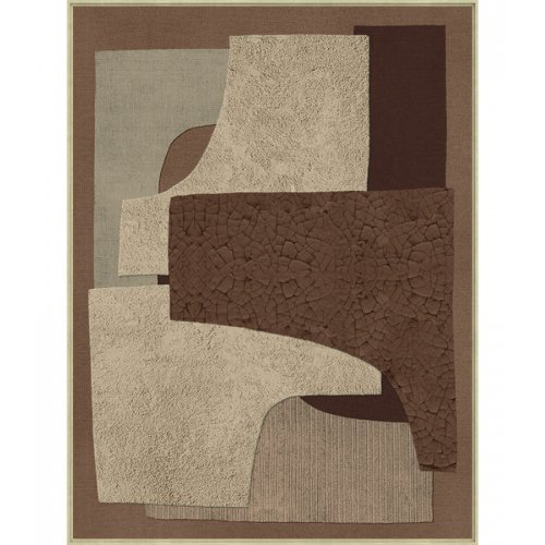 Canvas bruine vlakken