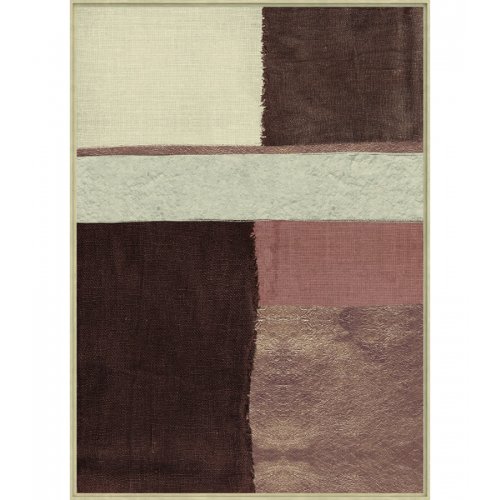 Canvas gewoven vlakken rood