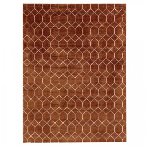 Vloerkleed Laatz terra